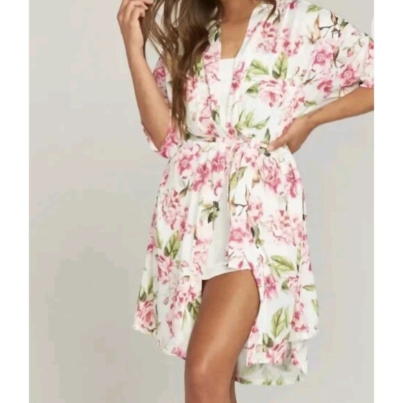 Coquette Other - Show Me Your Mumu OS Brie Garden of Blooms Floral Robe Kimono Cottage Coquette